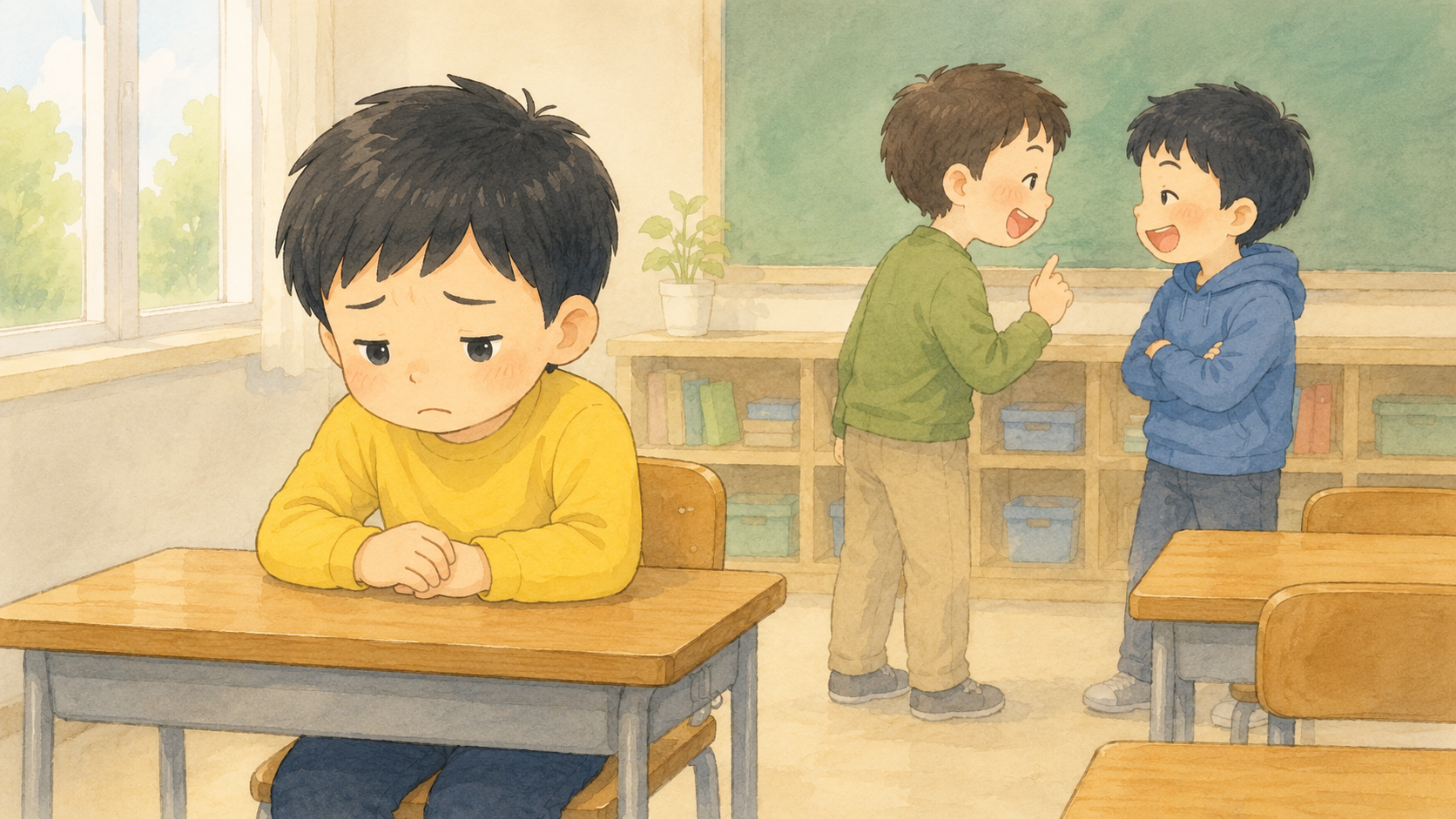 お友達にいやなことを言われた